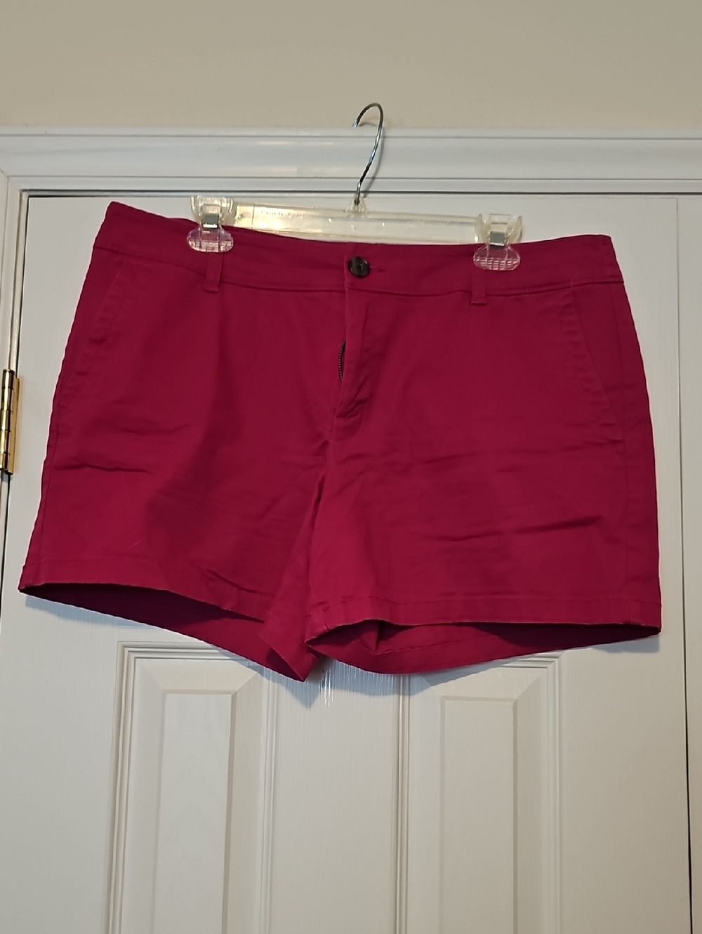 Liz Claiborne Hot Pink Cotton Blend Shorts